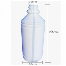 白色圆形酒精瓶/1L